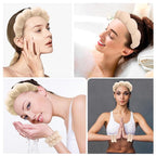 Zkptops Spa Headband for Women Sponge Makeup Skincare Headband Washing Face - Image 4
