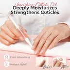 Modelones Nail Strengthener Kits Grey Pink Nail Polish Remover Pads Cuticle Oil - Image 4