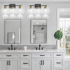 Unicozin 3 Light Bathroom Light Fixtures, Modern Vanity Lights Over Mirror - Image 8