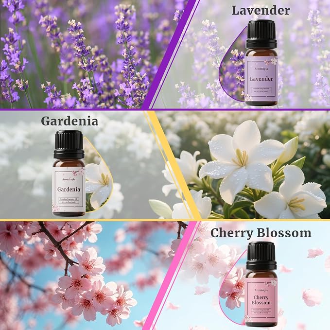 Flowers Fragrance Oils, Aromtopia Floral Essential Oils - Image 3