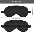 2 Pack Sleep Mask Silk Eye Mask Cover - Image 2