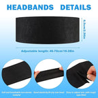 128 Pieces Disposable Spa Facial Headbands Stretch Non Woven Facial Headbands - Image 2