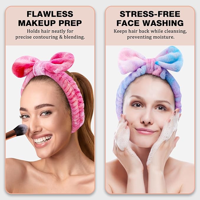 YOOVR 7pcs Spa Headband, Mothers Day Gifts Bulk, Stocking Stuffers - Image 7