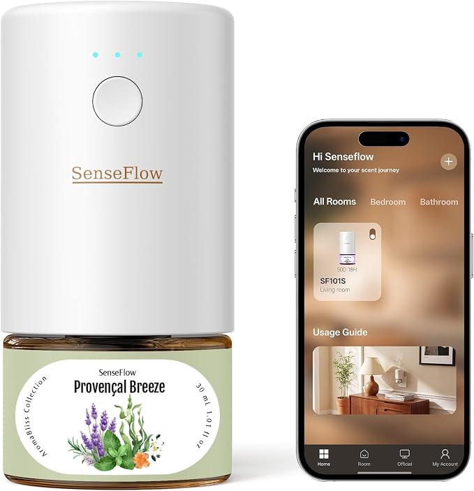 SF101S Pro Smart Plug in Air Freshener by SenseFlow