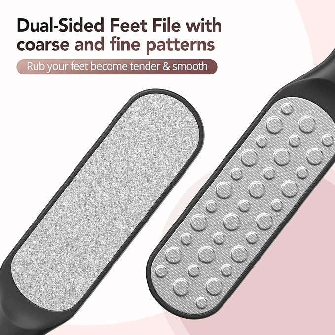 Kolavia 2 Pack Foot File Callus Remover, Durable Foot Scrubber - Image 3