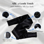 Silk Sleep Mask – 100% Mulberry Silk Eye Mask - Image 3