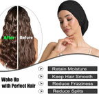 Satin Bonnet for Sleeping Night Cap, Adjustable Satin Lined Silk Bonnets Sleep - Image 3