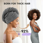 Umisleep 3 Pack Microfiber Hair Towel Wrap - Image 2