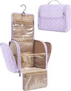 BAGSMART Travel Toiletry Bag, Large Capacity Cosmetic Bags by BAGSMART