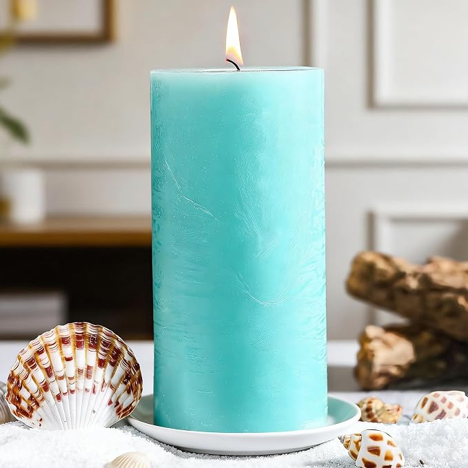 Ocean Breeze Scented Pillar Candle by MOSROAD