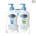 Cetaphil Baby Wash & Shampoo Plus Body Lotion, Healthy Skin Essentials by Cetaphil