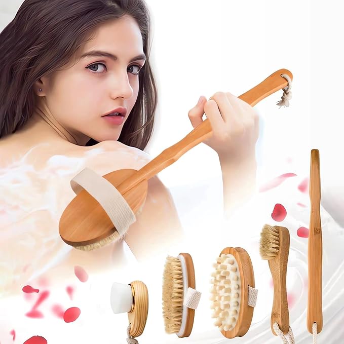 Zeutch Premium Dry Brushing Body Brush Set by Zeutch