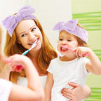 WHAVEL 6 Pack Purple Spa Microfiber Bow Headbands - Image 7
