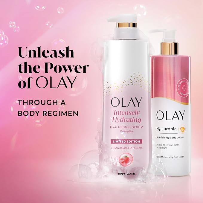 Olay Body Wash for Women, Intensely Hydrating, Pro-Hyaluronic Acid Serum Complex - Image 9