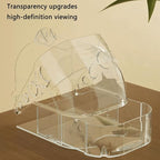 Bird Bath for Cage with Pull-Out Drawer, No-Mess Enclosed Tub for Budgie - Image 6