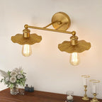ZGLAOJT 2 Light Vintage Vanity Light Gold Bathroom Light Fixtures Over Mirror. - Image 6