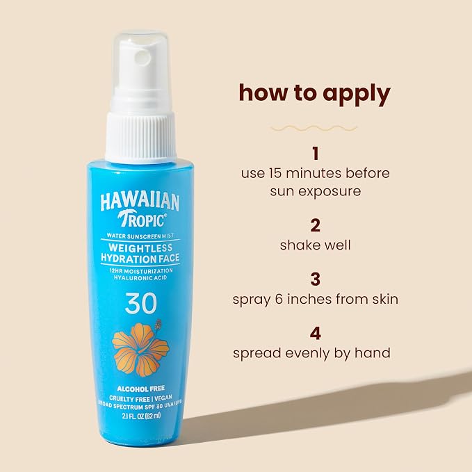 Hawaiian Tropic Weightless Hydration Water Mist - Image 5