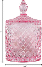 rejomiik Qtip Holder Glass Apothecary Jars - Image 8
