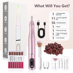 TUOBEO Cordless Nail Drill Electric Rechargeable File Kit, Professional Efile - Image 9