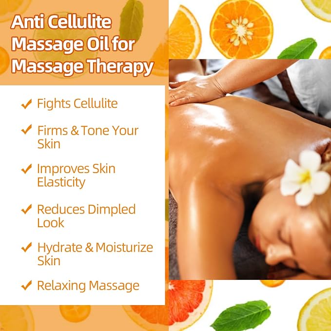 Anti Cellulite Oil Massage Oil for Massage Therapy, Body Oil for Skin - Image 4