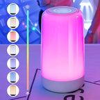 Touch Night Light Rechargeable LED Mood Lamp 7 RGB Color Ambience Lighting - Image 9