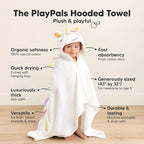 KeaBabies Organic Baby Towel - Image 3