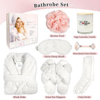 my novel things Birthday Gifts for Women, Bathrobe Set, Spa Robe and Slippers - Image 3
