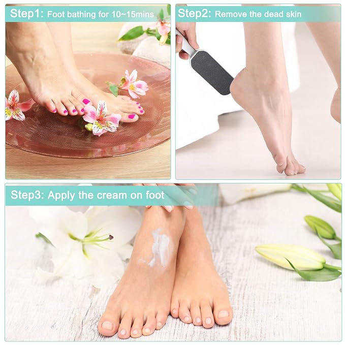 Professional Pedicure Foot File, Coarse/Fine Double Side and Reusable Stainless - Image 7