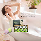 8 Pack Hemp Bath Bombs Set for Muscle Therapy & Relaxation | Large Vegan Fizzy - Image 4