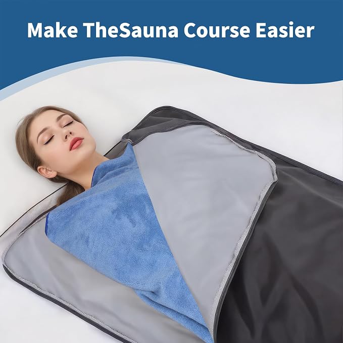 Infrared Sauna Blanket Towel Inserted 30" x 70" Reusable Machine Washable - Image 4