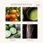 LA JOLIE MUSE Mandarin Matcha Candle, Citrus Candles - Image 3