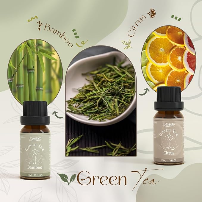 SALUBRITO Zen Fragrance Oil Set, Tea Essential Oil - Image 5