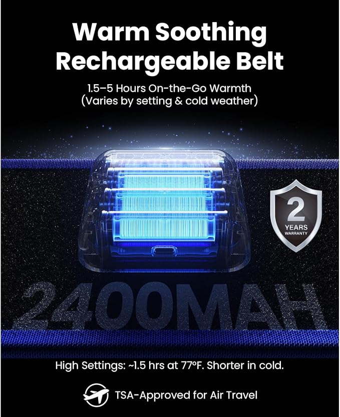 BOB AND BRAD ThermoRed Heating Pad Belt Massager - Image 8