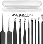 Teenitor Blackhead Remover Tools, Pimple Popper Tool Kit, Ingrown Hair Tweezers - Image 2