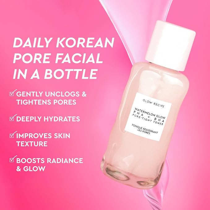 Glow Recipe PHA + BHA Face Toner, Korean Exfoliating Toner - Image 2