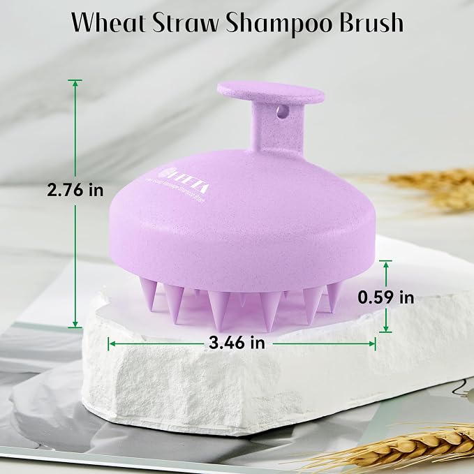 HEETA Scalp Scrubber Shampoo Brush, Scalp Massager Tool - Image 5