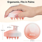 HEETA Scalp Massager Hair Growth, Soft Silicone Scalp Scrubber Shampoo Brush - Image 7
