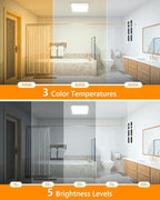 Rechargeable 8W Motion Sensor Ceiling Light Indoor, Wireless Magnetic Stick on - Image 6