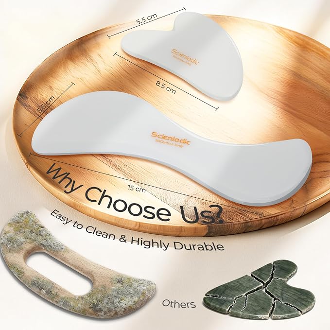 Scienlodic 2 Pcs Gua Sha Massage Tools - Image 8