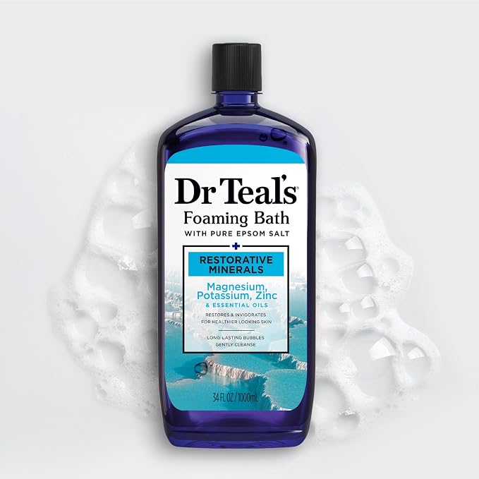 Dr Teal's Foaming Bath with Pure Epsom Salt, Restorative Minerals with Magnesium - Image 7