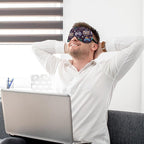 2 Pcs Boys Sleep Eye Mask, Guys Blackout Sleeping Silk Mask - Image 5