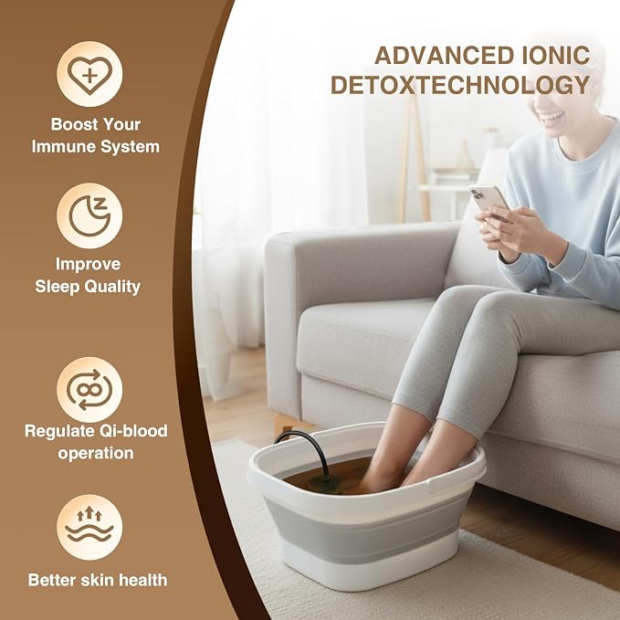 Ionic Foot Bath Detox Machine, Foot Detox Foot Bath Soak Tub - Image 4