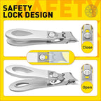 Toenail Clippers for Thick Toenails, Wide Jaw Opening Nail Clippers for Men - Image 5