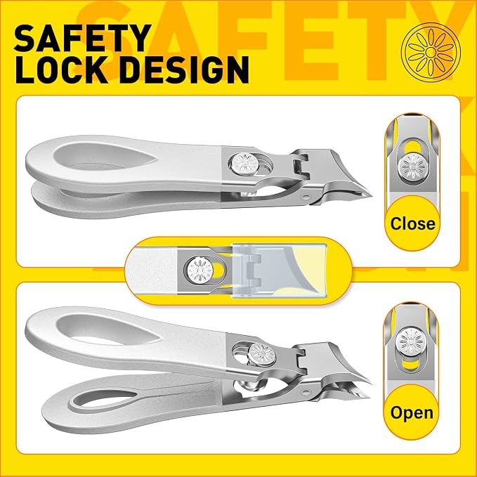 Toenail Clippers for Thick Toenails, Wide Jaw Opening Nail Clippers for Men - Image 5