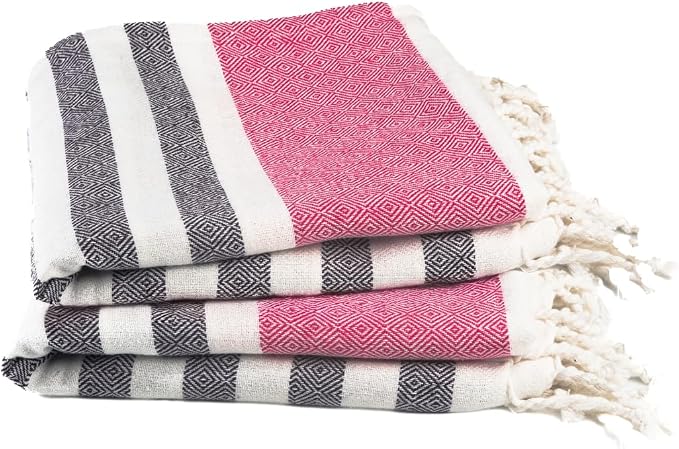 Cotton Turkish Beach Towel by 9Threads