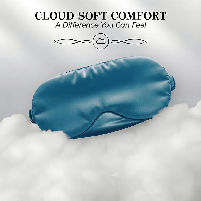 SLEEP SANCTUARY 100% Pure Mulberry Silk Sleep Mask - Image 4