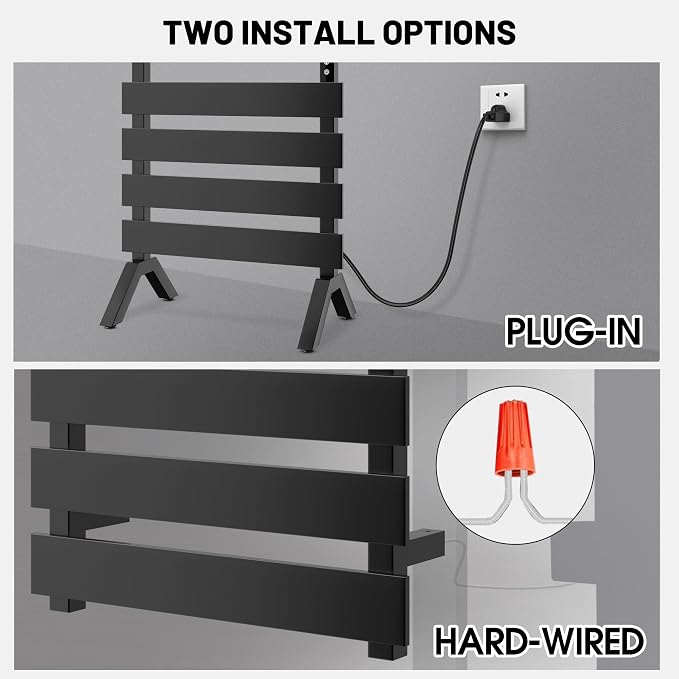 Poloma Freestanding Heated Towel Racks - Image 6