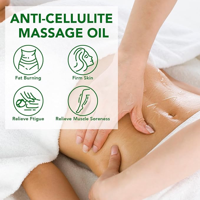 Body Oil Naturals Anti Cellulite Massage Oil, - Image 3