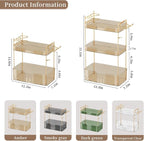 Akinbas 3 Tier Bathroom Organizer Countertop Makeup Perfume Tray Skincare - Image 3
