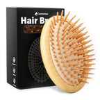 Bamboo Brush for Hair Growth Combetter, Natural Wood Brush, Mini Hair Scalp by Combetter